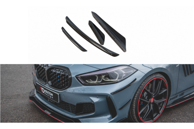 Рассекатели воздуха на передний бампер на BMW 1 F20 M-Pack / M135i